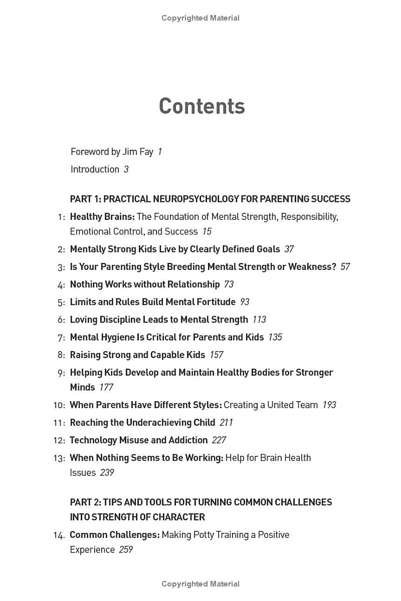 Raising Mentally Strong Kids - Book