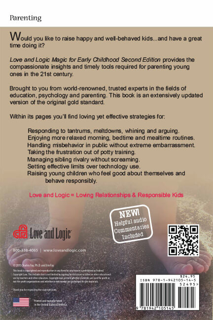 Love and Logic Magic for Early Childhood