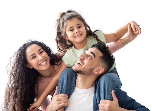 Close Up Image Happy Family