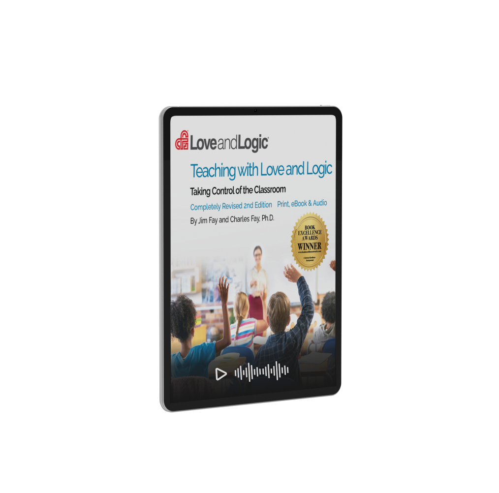 Streaming audio of Teaching with Love and Logic for effective classroom strategies.